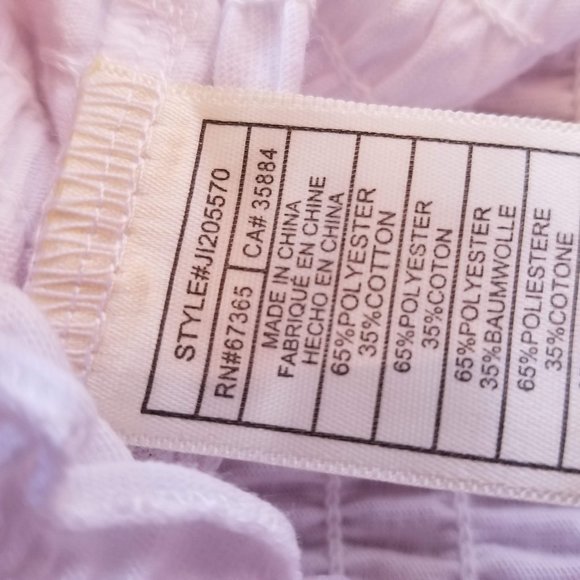 BB Dakota Sage White Smocked Top - Picture 8 of 8